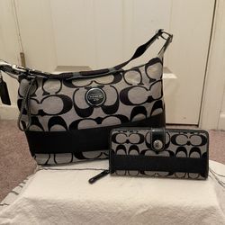 Authentic Coach Bag And Wallet-Signature Collection