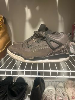 Jordan Spizike Grey Elephant Print Sneakers men’s 12