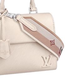 LOUIS VUITTON Cluny, letter LV logo, non - adjustable shoulder strap, Epi leather, handbag, single - shoulder, cross - body bag, mini(188)73