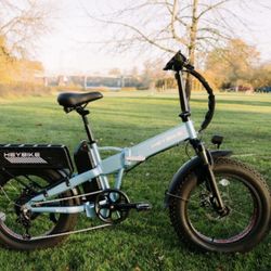 HeyBike mars 2.0 foldable e-bike 45 mile range and 28mph 