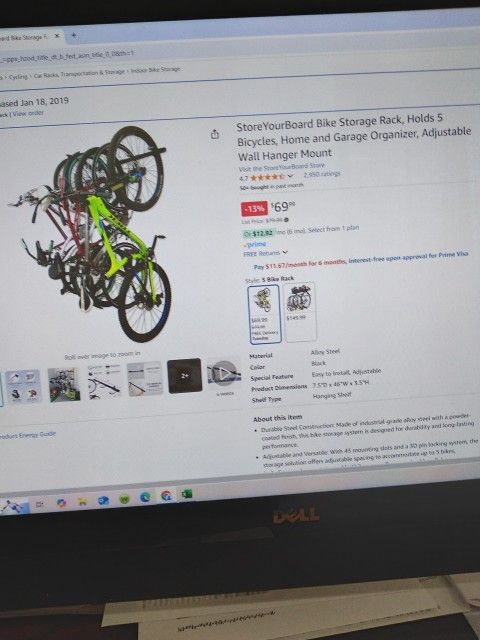 Bike Storage Rack