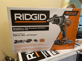 Ridgid Hammer drill new battery and charger included