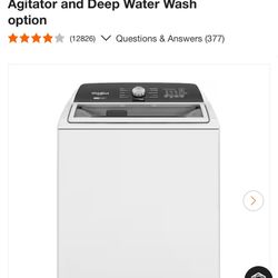 Whirlpool Top Load Washer Like New