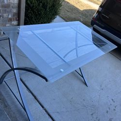 Glass Desk