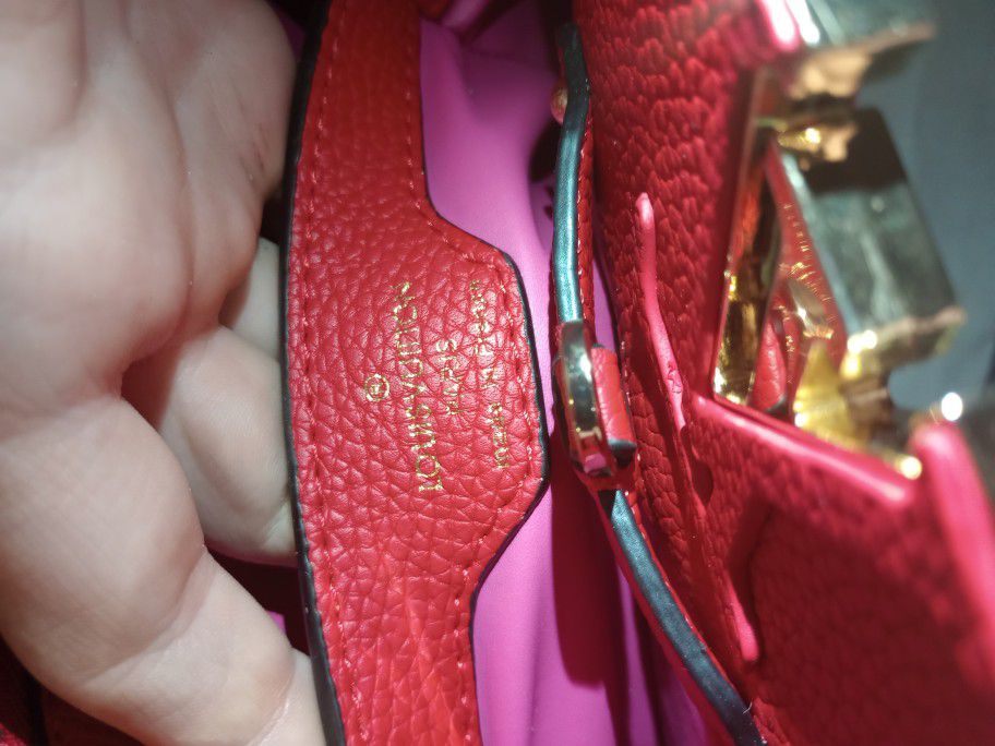  Scarlet Red Louis Vuitton Bag