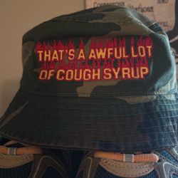 New That’s A Awful Lot Of Cough Syrup Bucket Hat