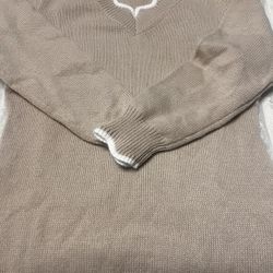 SHEIN V Neck Long Sleeve Dress