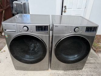 Washer And Dryer LG Smart ThinQ Matching Set