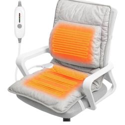 Heated Seat Cushion for Office Chair with Lumbar Support, Extra Large Heated