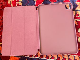 Dark cherry iPad Folio Case with Back Cover