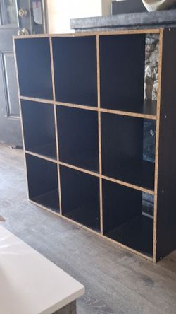 9-cube storage bookshelf