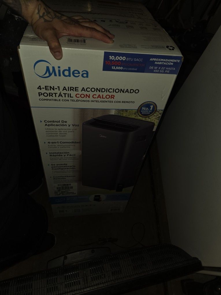 Midea 4 In 1 Portable Air Conditioner With Heat