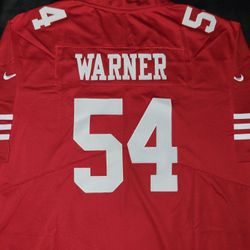 49ERS Fred Warner jerseys (M, 3XL) 