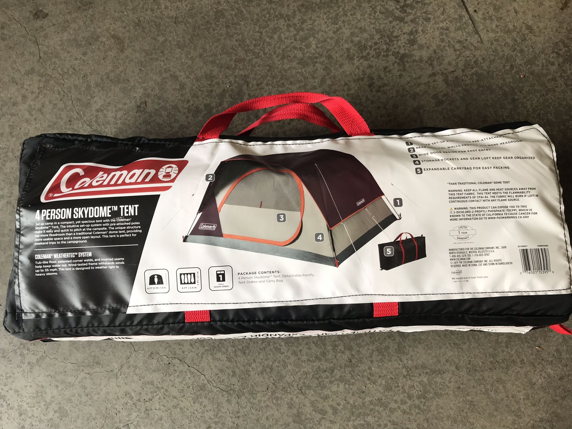Coleman Skydome Camping Tent 4 Person