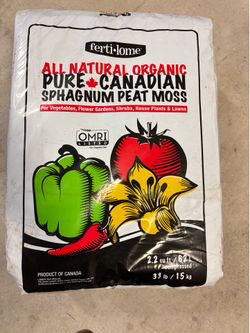 All natural organic sphagnum peat moss