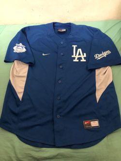VTG Los Angeles Dodgers Nike Team Blue Jersey Sz L