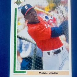 1991 Upper Deck Michael Jordan Baseball Card 