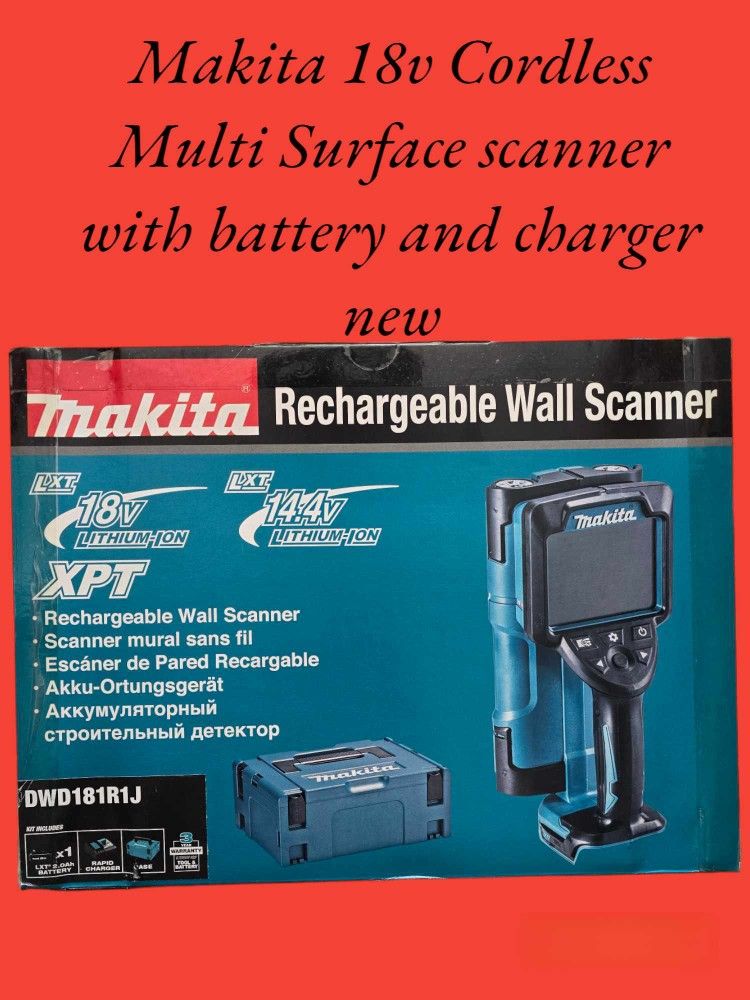 Makita 18v Multi Surface Scanner With Battery And Charger for Sale in Riverside CA OfferUp