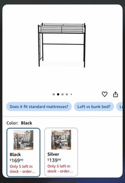 Twin loft bed frame