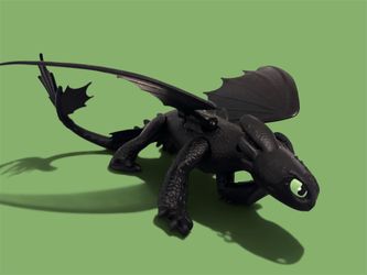 How to Train Your Dragon Hidden World 2018 Toothless Night Fury 9”