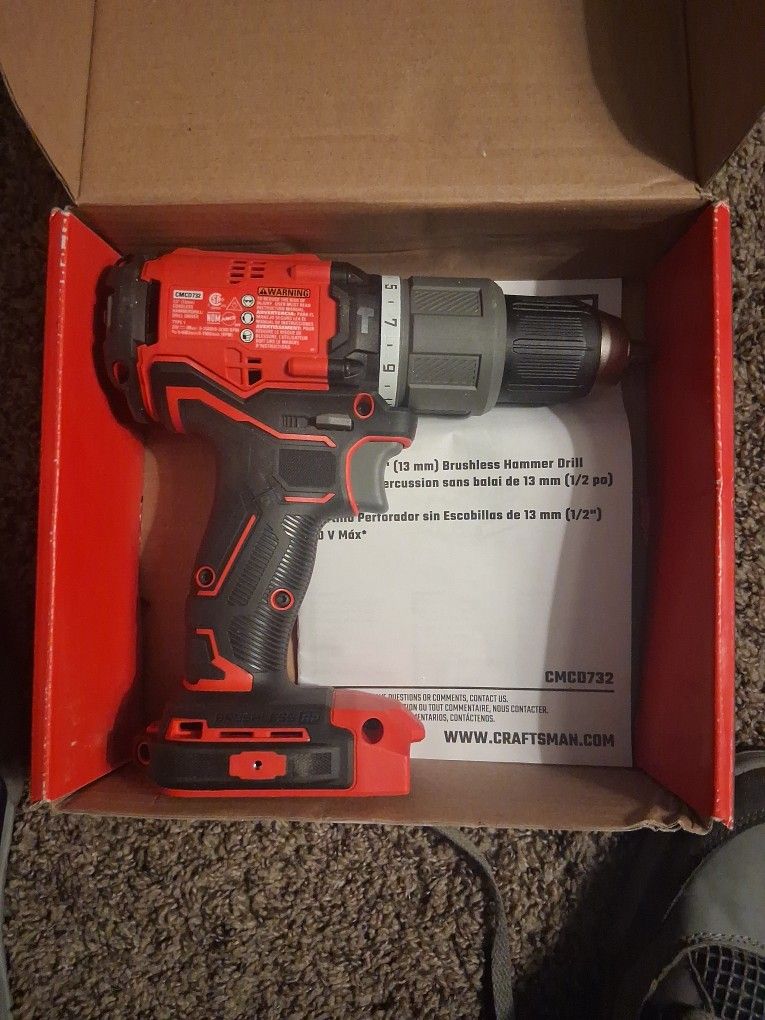 Brand New Crafstman V 20 Brushless Rp Hammerdrill