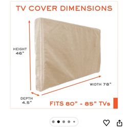 Outdoor TV Cover (Bozzcovers brand)