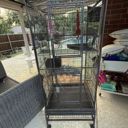 Large Wrought Iron Cage 