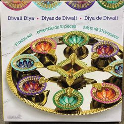 Diwali Diya Lanterns 10 Piece