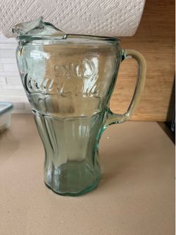 Coke glass jar-$20- West Kendall