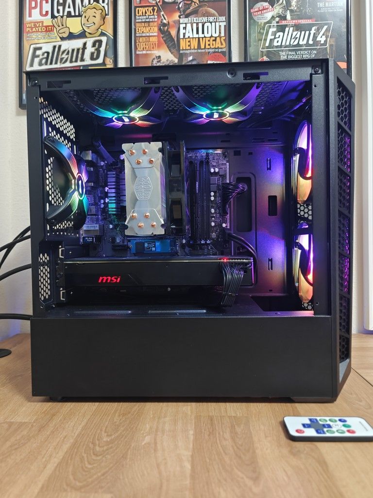 Custom Built Gaming Computer PC Desktop AMD Ryzen 3600xt, Radeon Vega 56, 16GB DDR4, Cooler Master, ASRock, MSI, PS5 PS4 XBOX