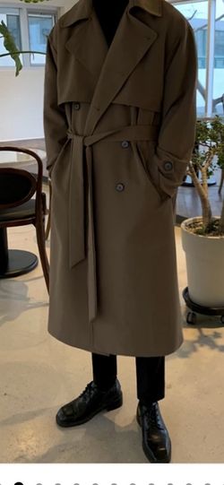 Brown trench Coat Size M