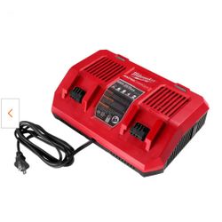 M18 18-Volt Lithium-Ion Dual Bay Rapid Battery Charger