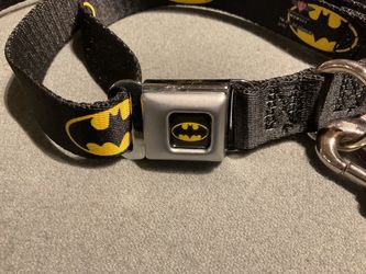 BNWT BATMAN COLLAR AND LEASH