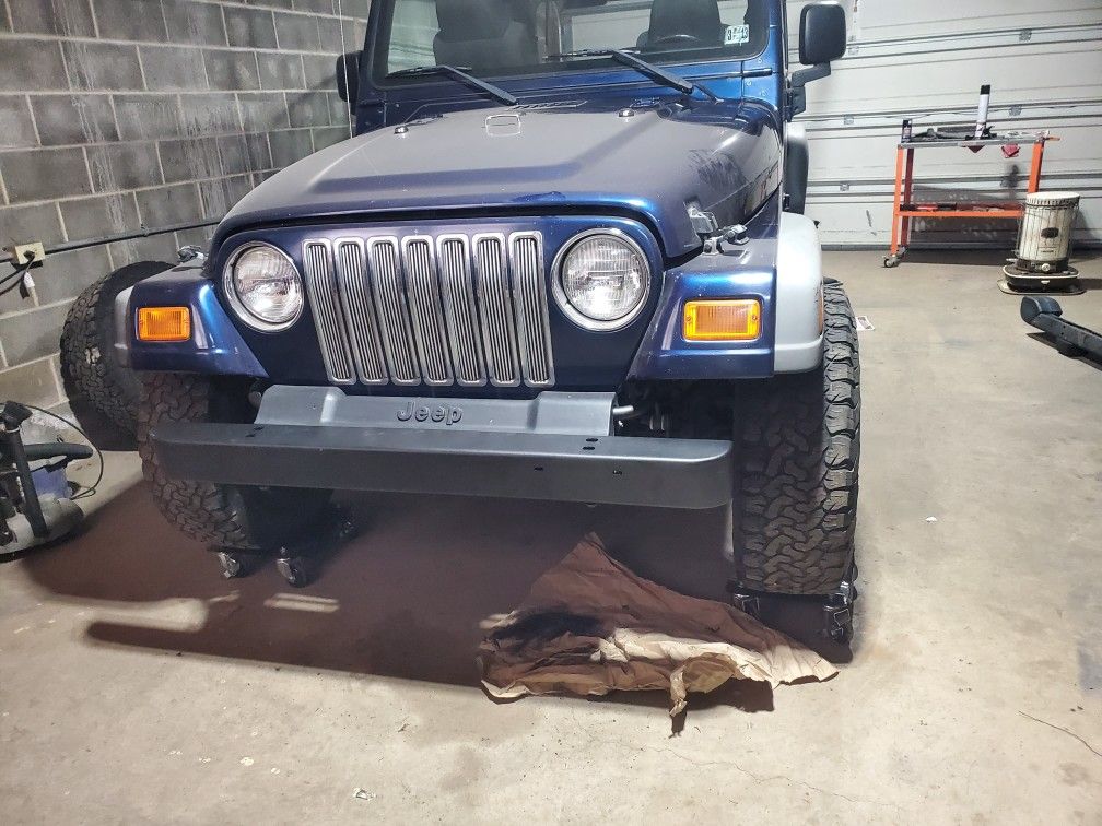 Jeep Wrangler Tj 97-06 Warrior Products Heavy Duty Bumper