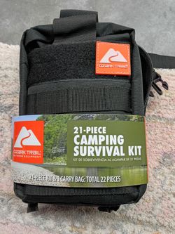 21 piece camping survival kit