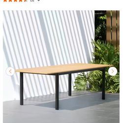 Home Depot teak table 