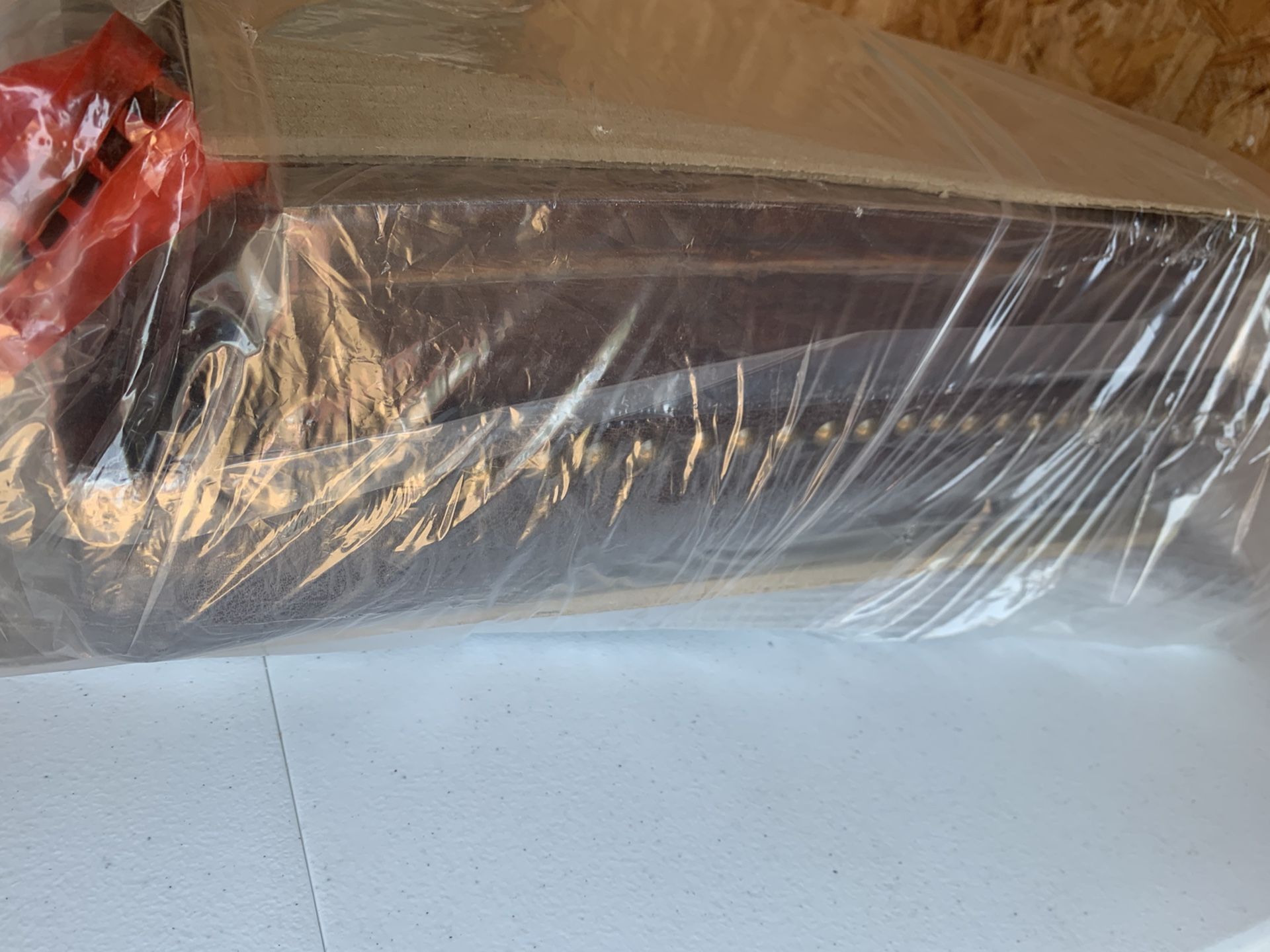 BRAND NEW LEATHER BARSTOOL