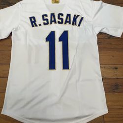 Sasaki Open Day White Gold Men Jersey