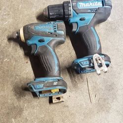 Makita 18v impact and drill