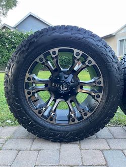 8 LUG RIMS (RINES) & TIRES (LLANTAS) (8x180) Size: LT295/60R20 ‼️EXCELLENT CONDITION‼️