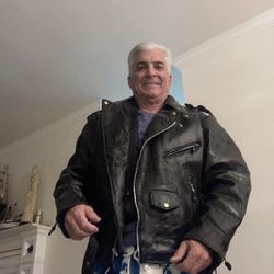 Vintage Buffalo Skin Motorcycle Jacket