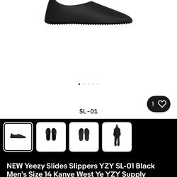 Yeezy slide men 14