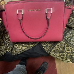 Micheal Kors Hand bag Red Medium