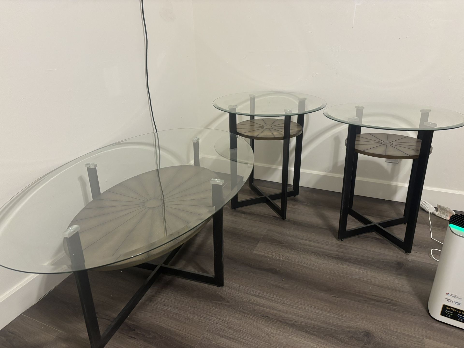 Glass Table set