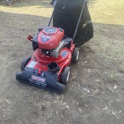 Self-Propelled Leaf Vacuum Machine