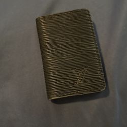 Black L V Wallet 