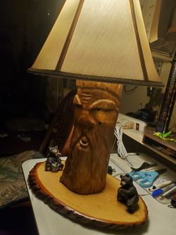 Hand Made Wood Spirit Lamp