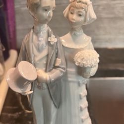 Moving Sale! Mint Condition Vintage Lladro #4808 Wedding Day Couple Bride & Groom - Retired Porcelain Figurine Scale(4961)