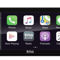 Boss Elite  BV800ACP
2-DIN 6.75" Digital Video Receiver with CarPlay, Android Auto, Touchscreen, Bluetooth, and Audio Streaming