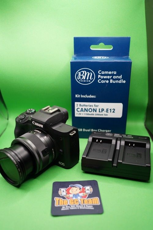 Canon EOS M50 Mark 2 Camera - 256GB Memory Included - Charger Included
